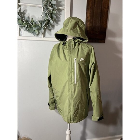 Nike Sportswear Storm-FIT Legacy Hooded Shell Jacket Olives Green DM5499-334 Med - Picture 1 of 16